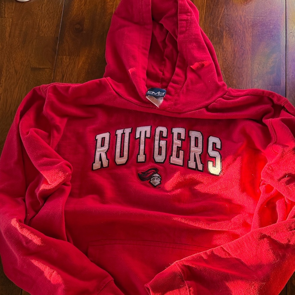 Red Rutgers Hoodie